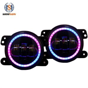 Morsun טלפון APP נשלט LED ערפל אור עבור ג'יפ רנגלר JK LJ TJ RGB פונקציה מרובה