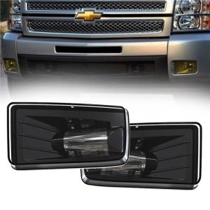 Morsun כיכר LED מקרן אורות ערפל עבור שברולט GMC SILVERADO 07-16 סילברדו